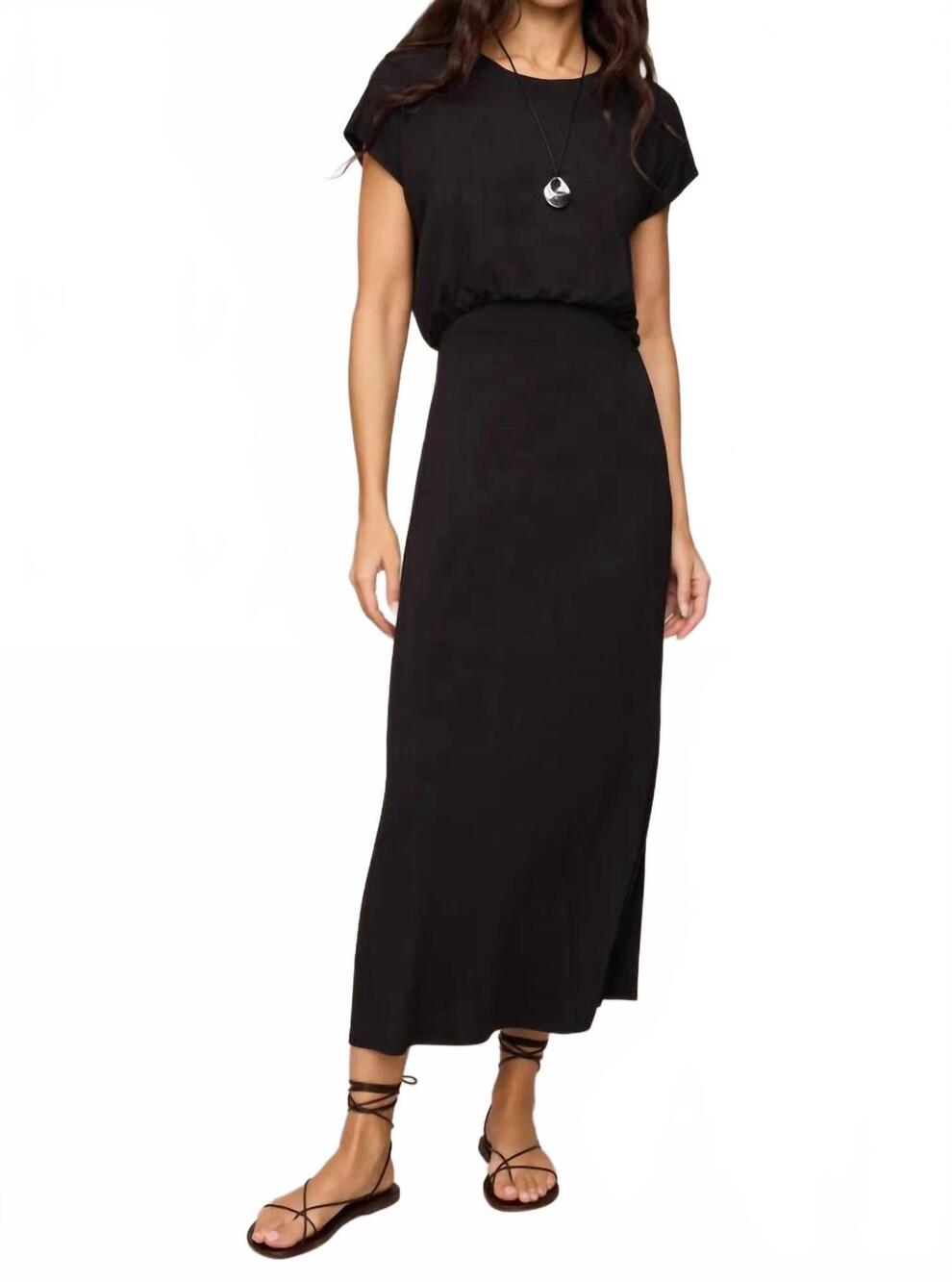NEW Z SUPPLY anika midi dress in black